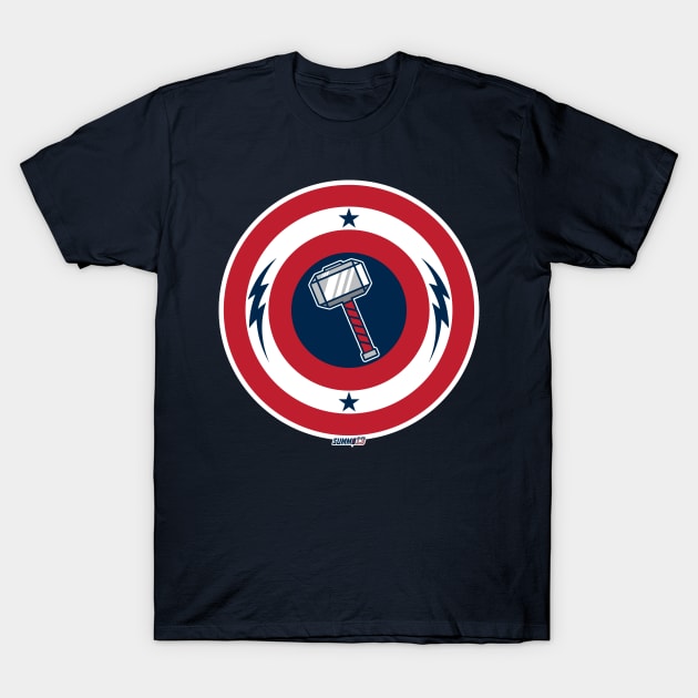 Caps hammer shield T-Shirt by Summo13